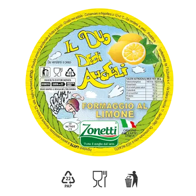 Pecorino al limone etichetta